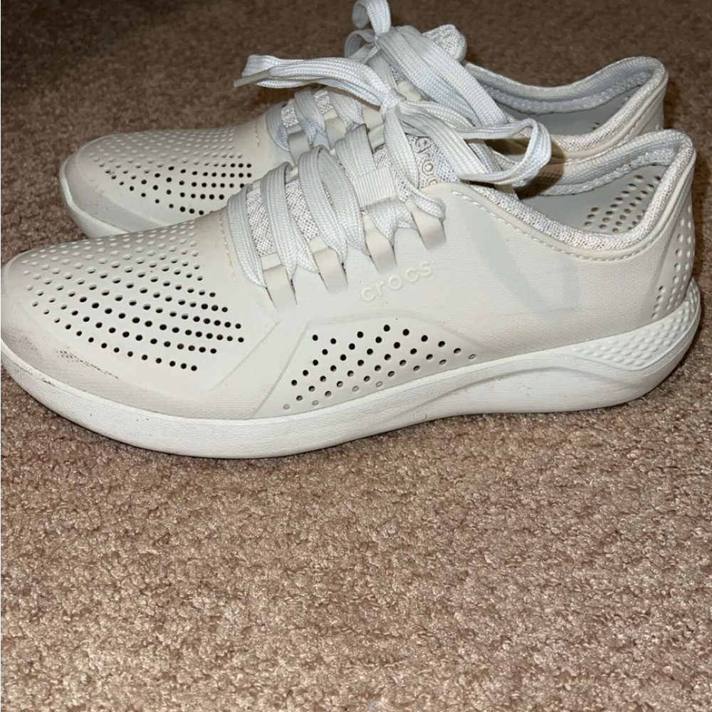 Lite ride rubber croc lace up shoes